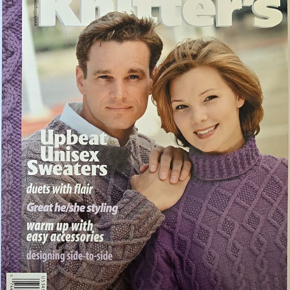 Knitters Magazine Winter 1999 Issue No.57 With Features On Unisex Sweater Design